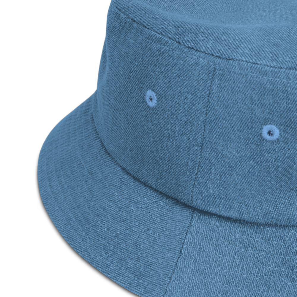 Pro-Black Denim Bucket Hat