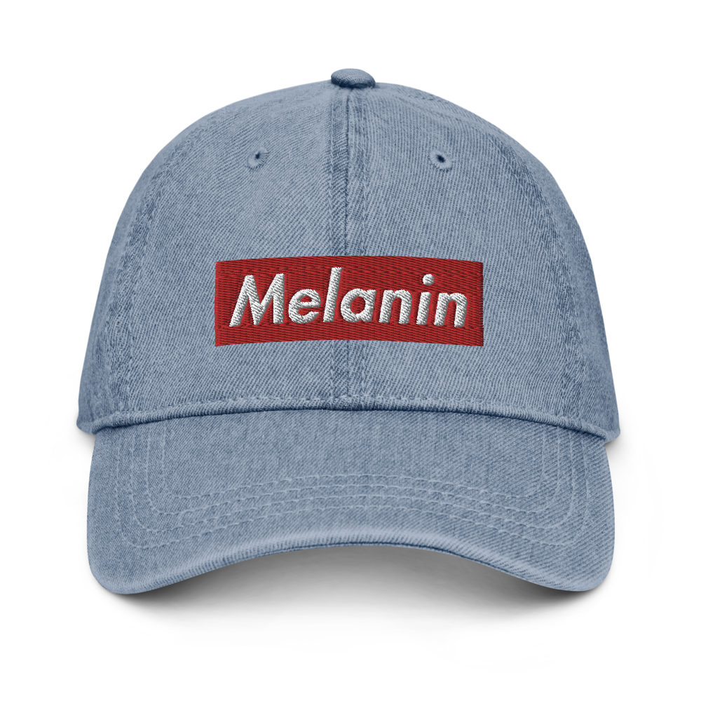 Melanin Supreme Denim Dad Hat