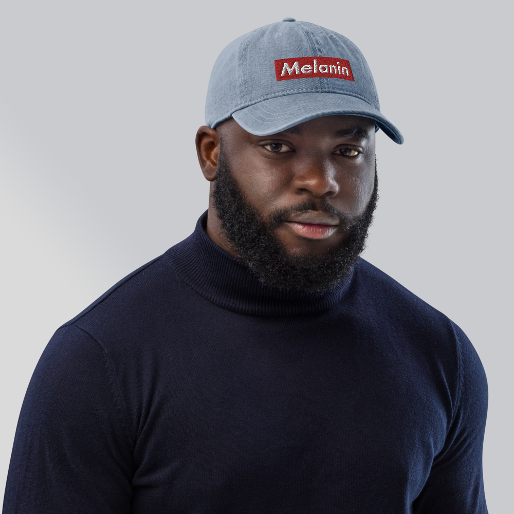 Melanin Supreme Denim Dad Hat