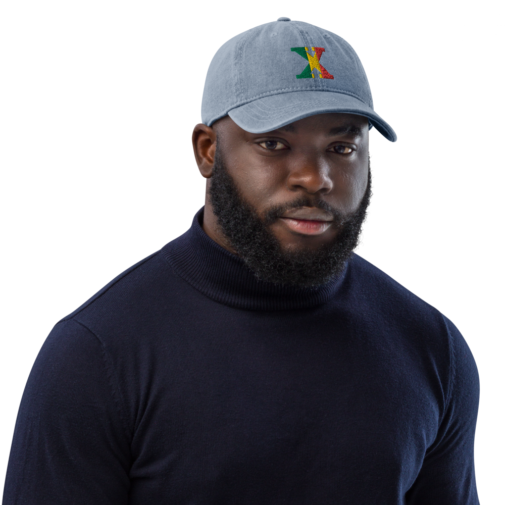 Malcolm X Denim Dad Hat