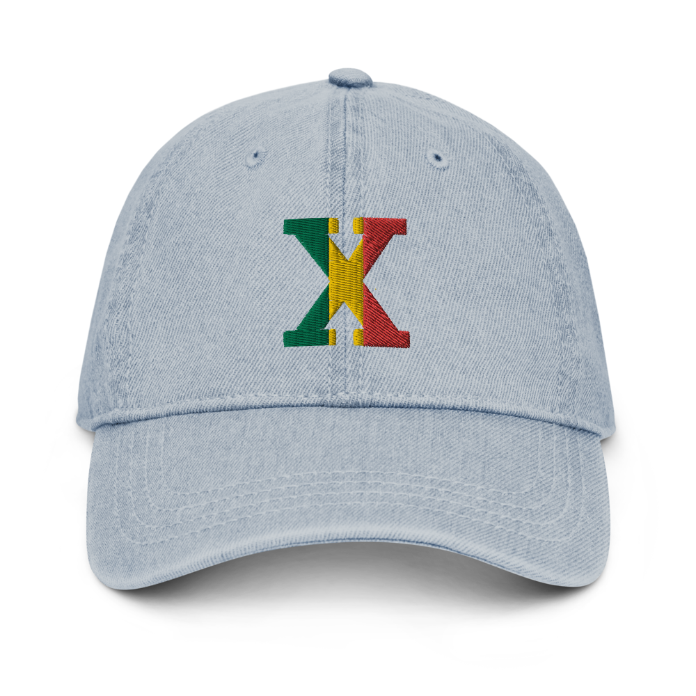 Malcolm X Denim Dad Hat