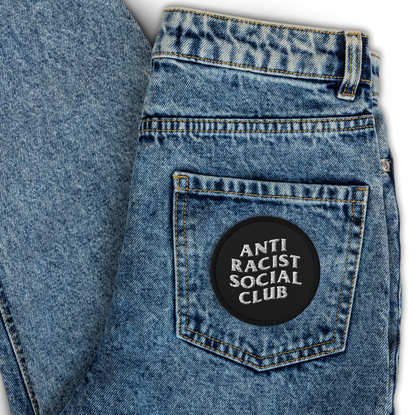 Anti Racist Social Club Embroidered Patch