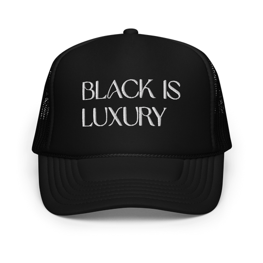 Black is Luxury Mesh Trucker Hat