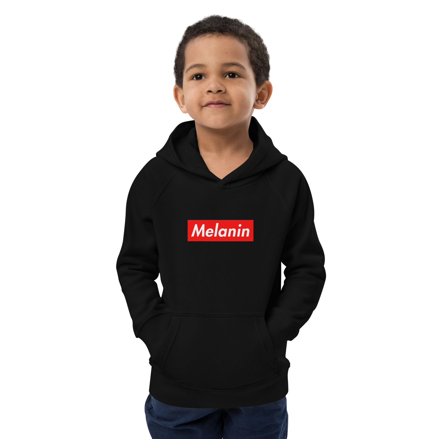 Melanin is Supreme Kids Eco Hoodie