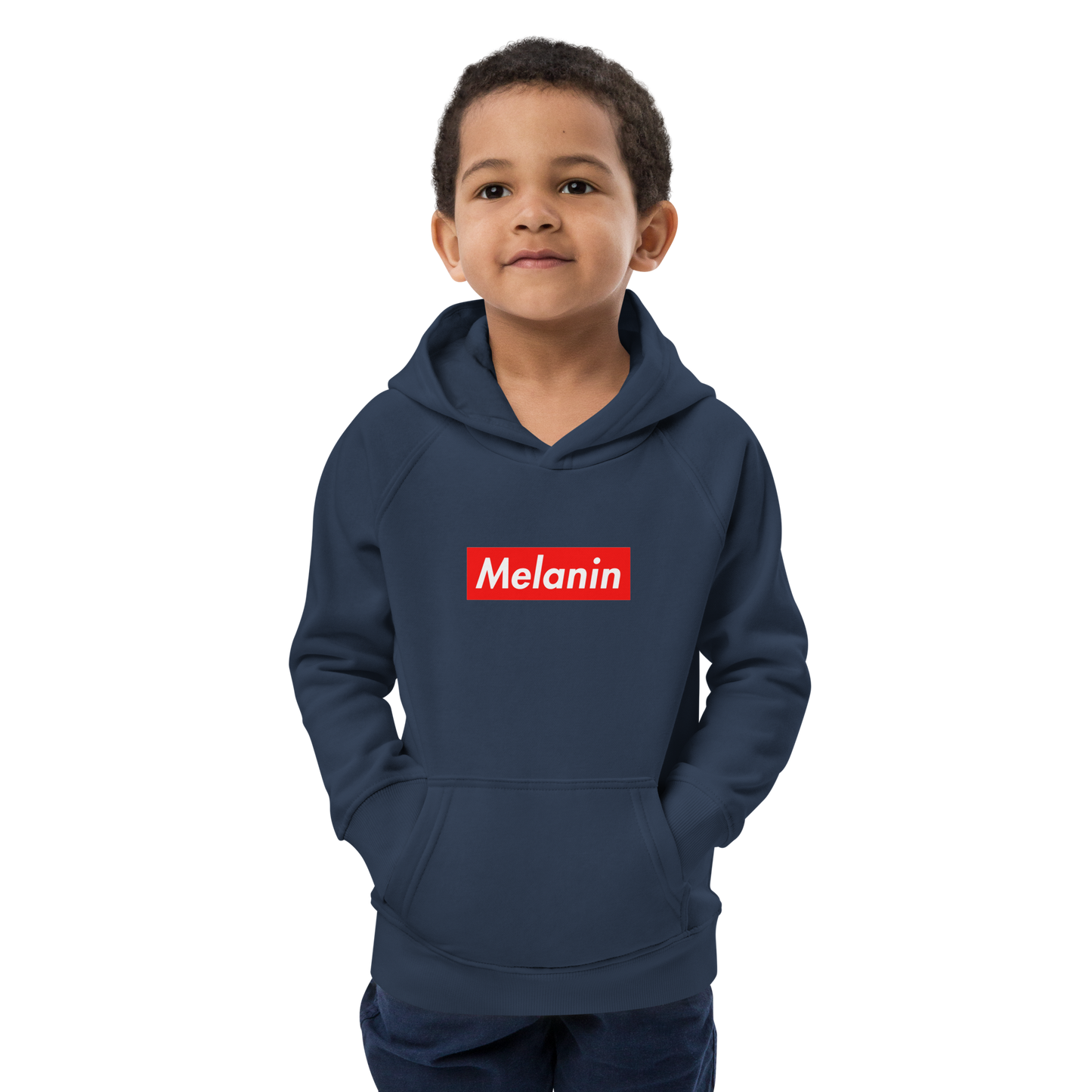 Melanin is Supreme Kids Eco Hoodie