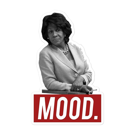 Maxine Waters Mood Sticker
