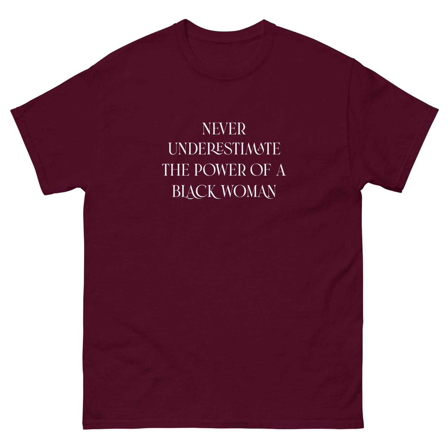 Never Underestimate the Power of a  Black Woman T-Shirt