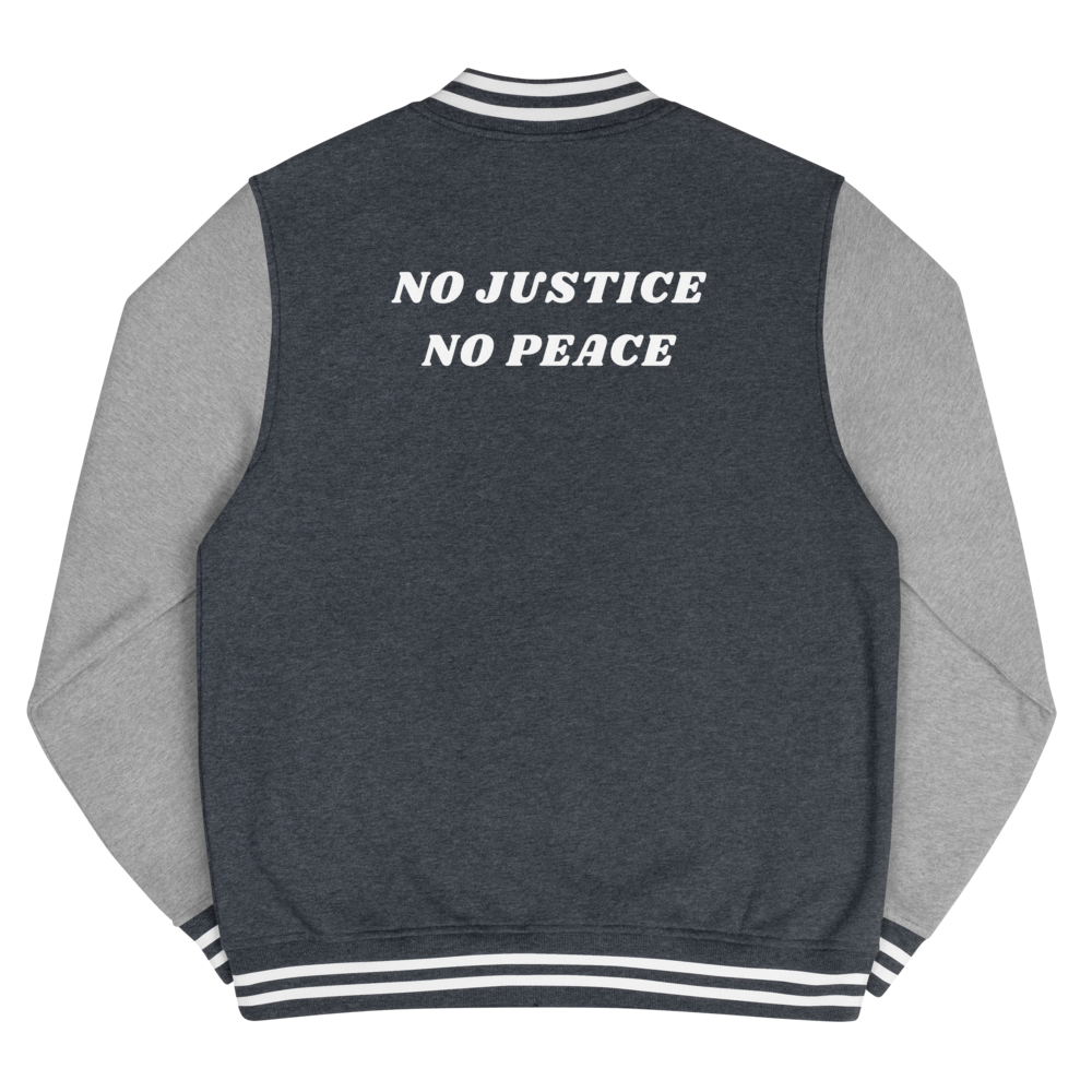 No Justice No Peace Letterman Jacket