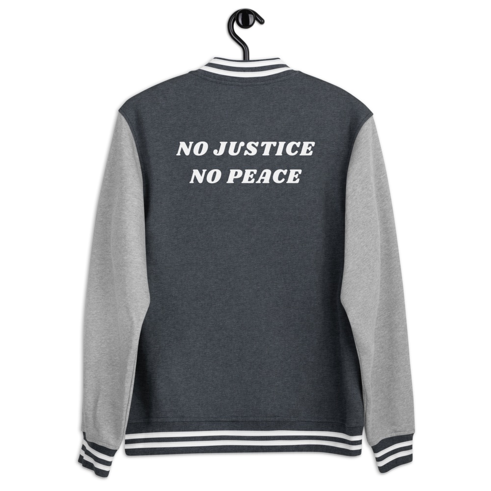 No Justice No Peace Letterman Jacket
