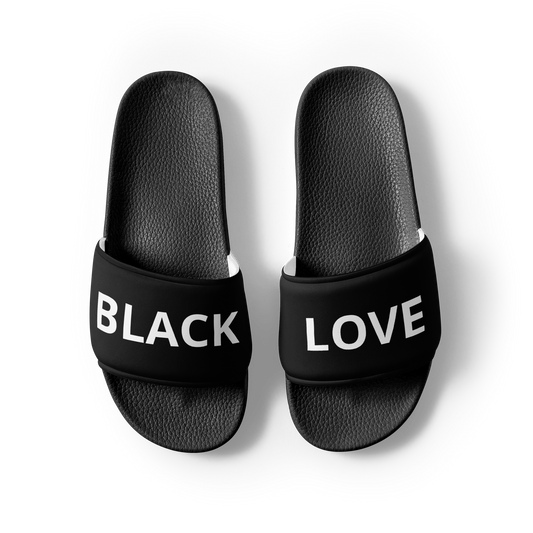 Black Love Men's Slide Sandals