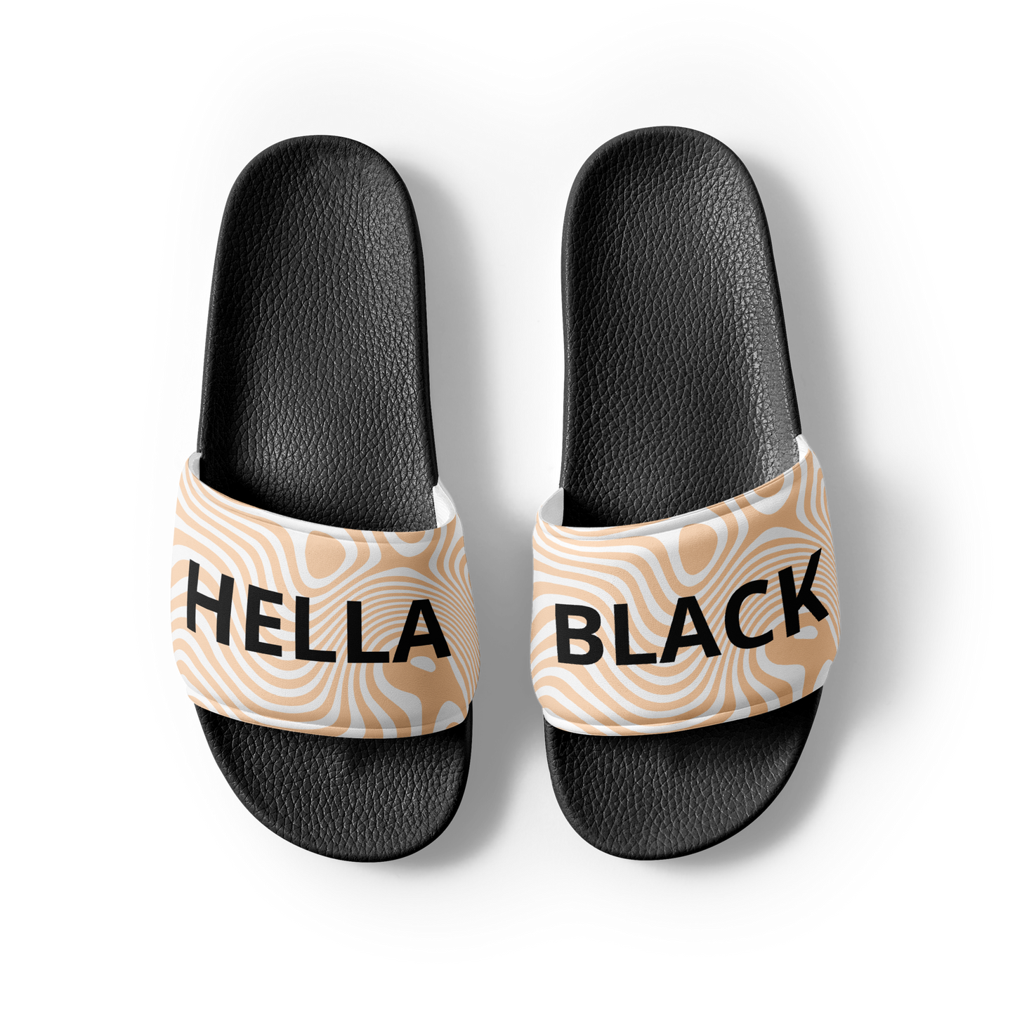 Hella Black Men's Slide Sandals