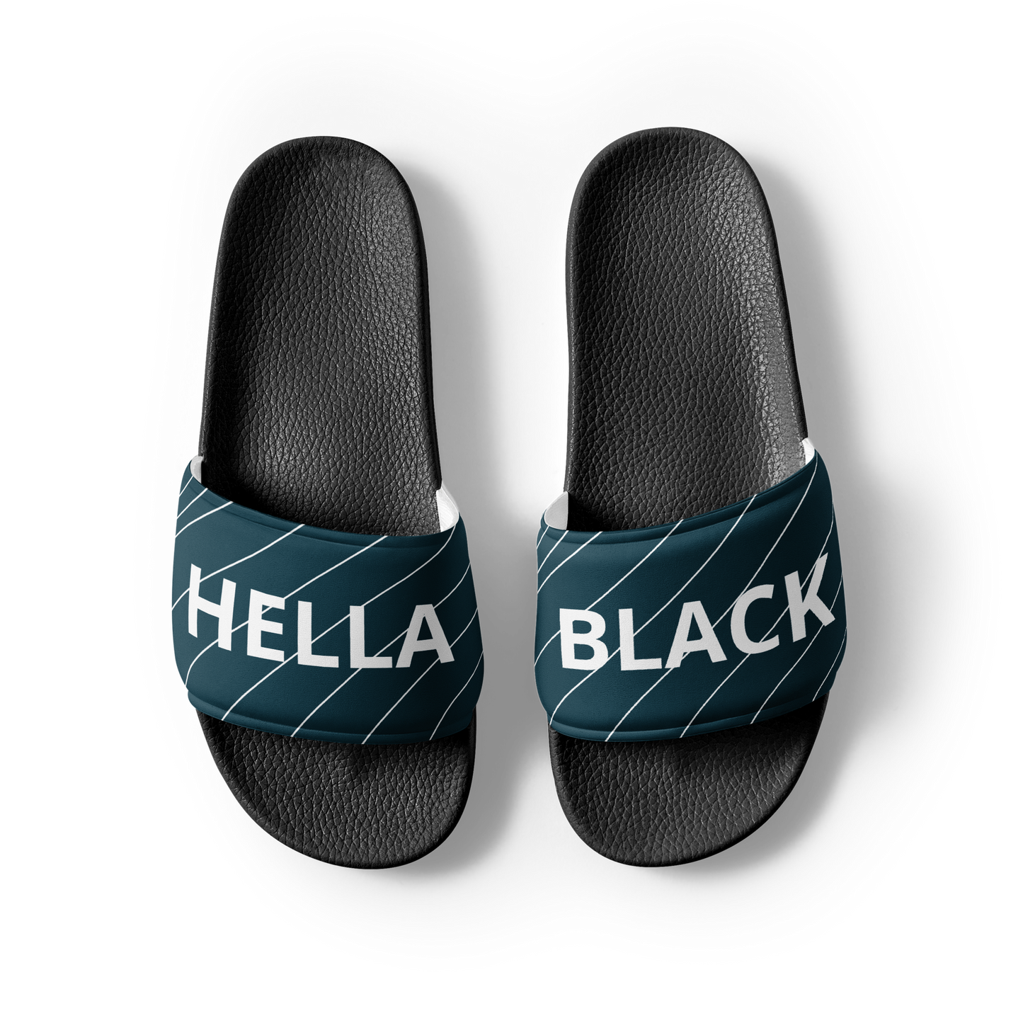 Hella Black Men's Slide Sandals