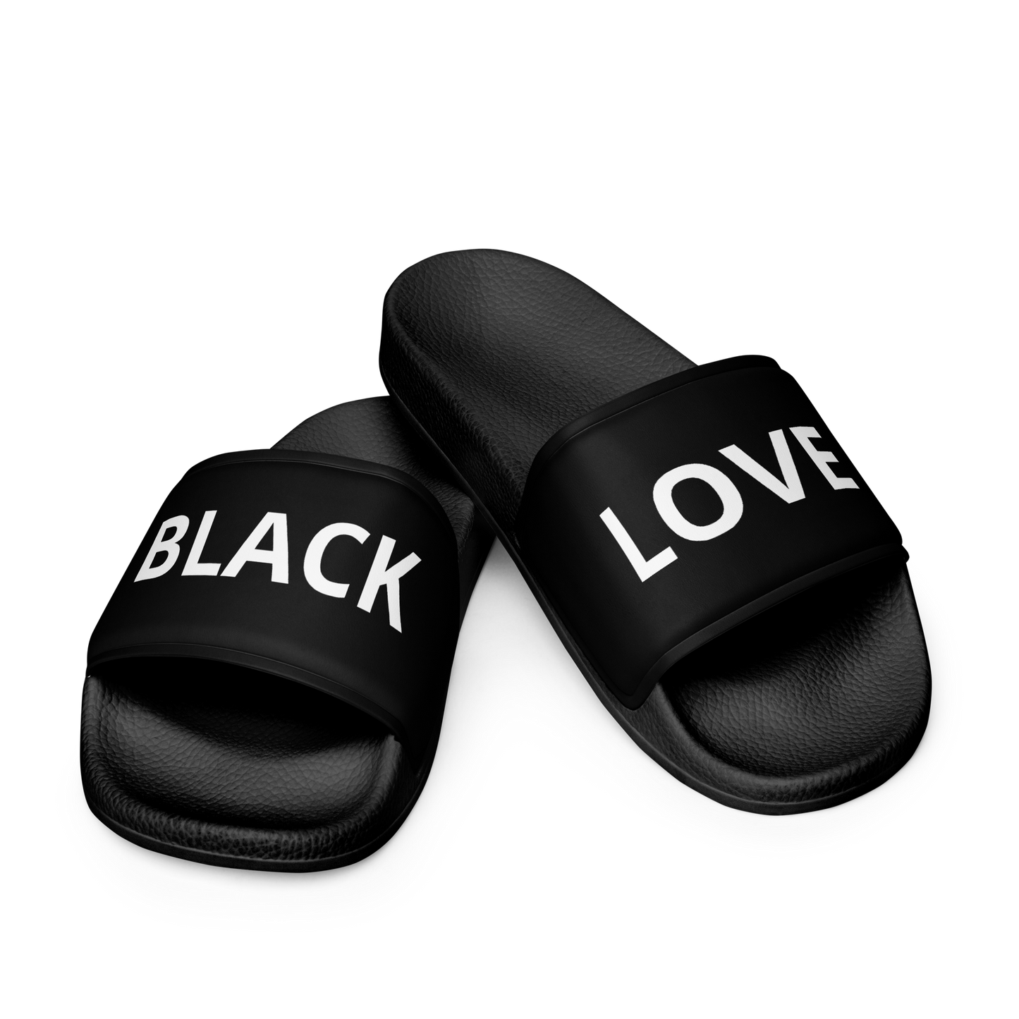 Black Love Men's Slide Sandals