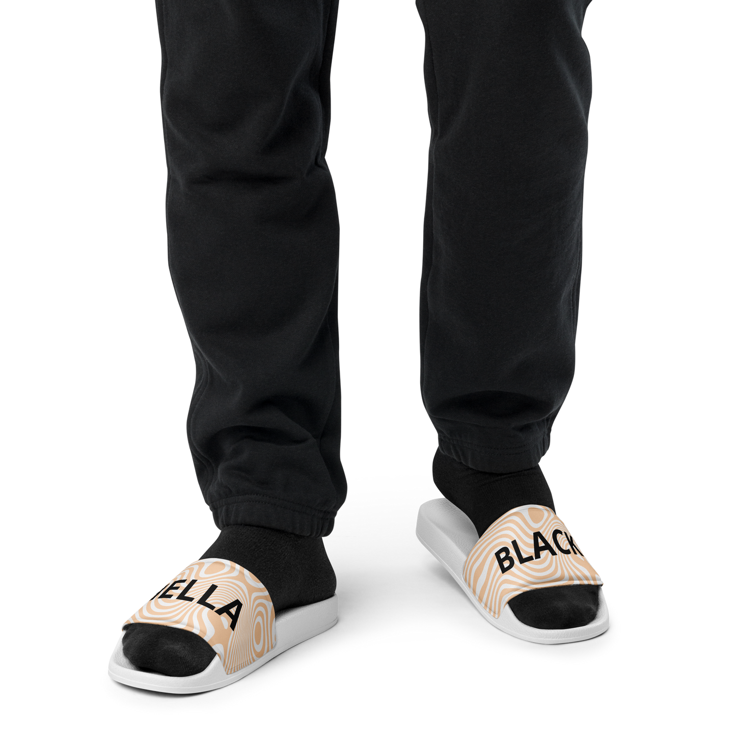 Hella Black Men's Slide Sandals