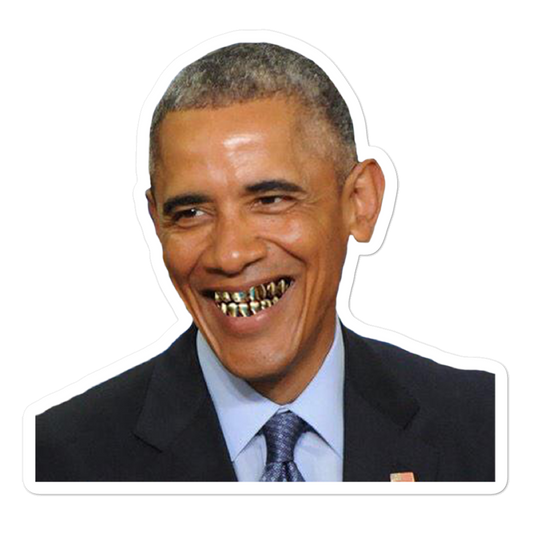 Gangsta Obama Sticker