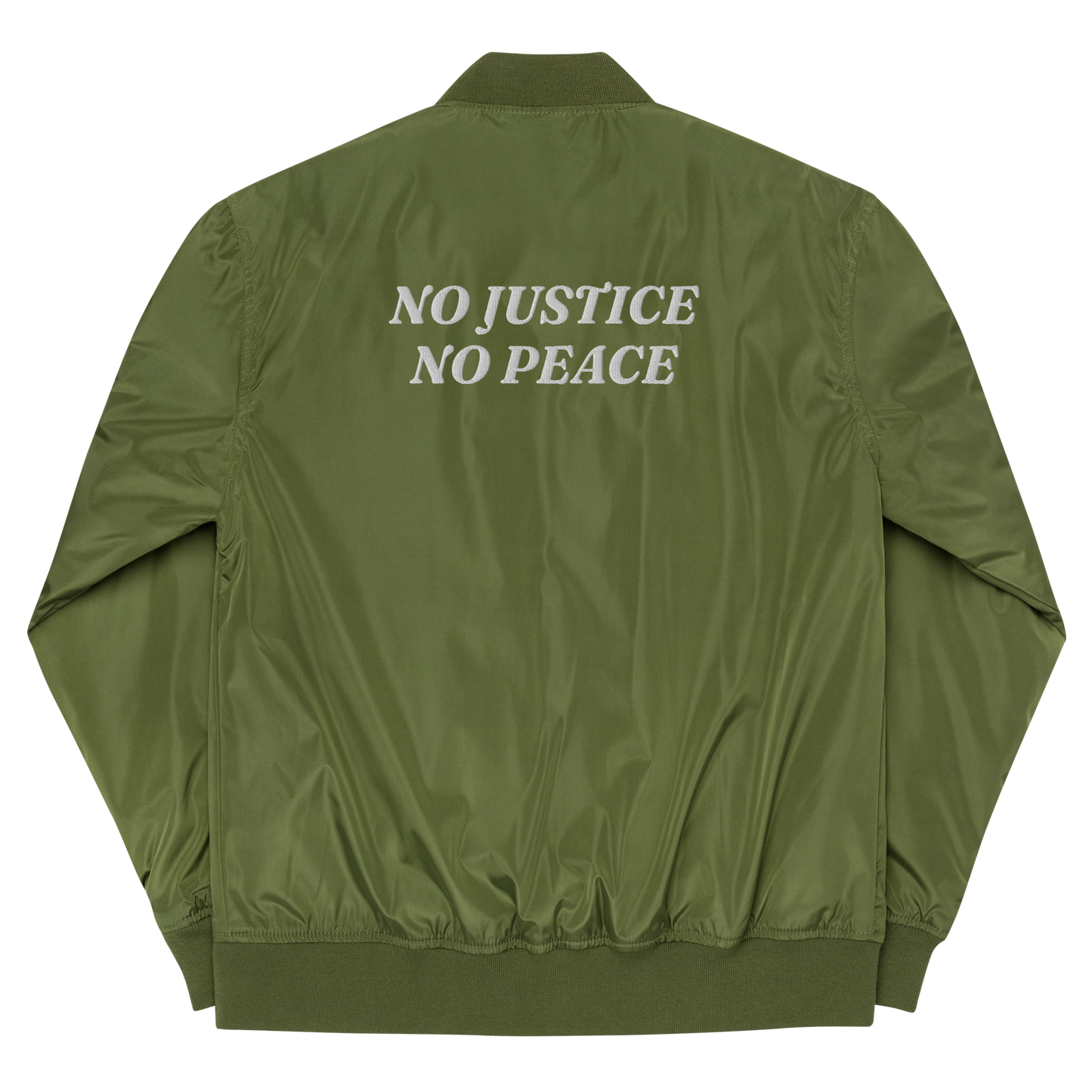 No Justice No Peace Bomber Jacket
