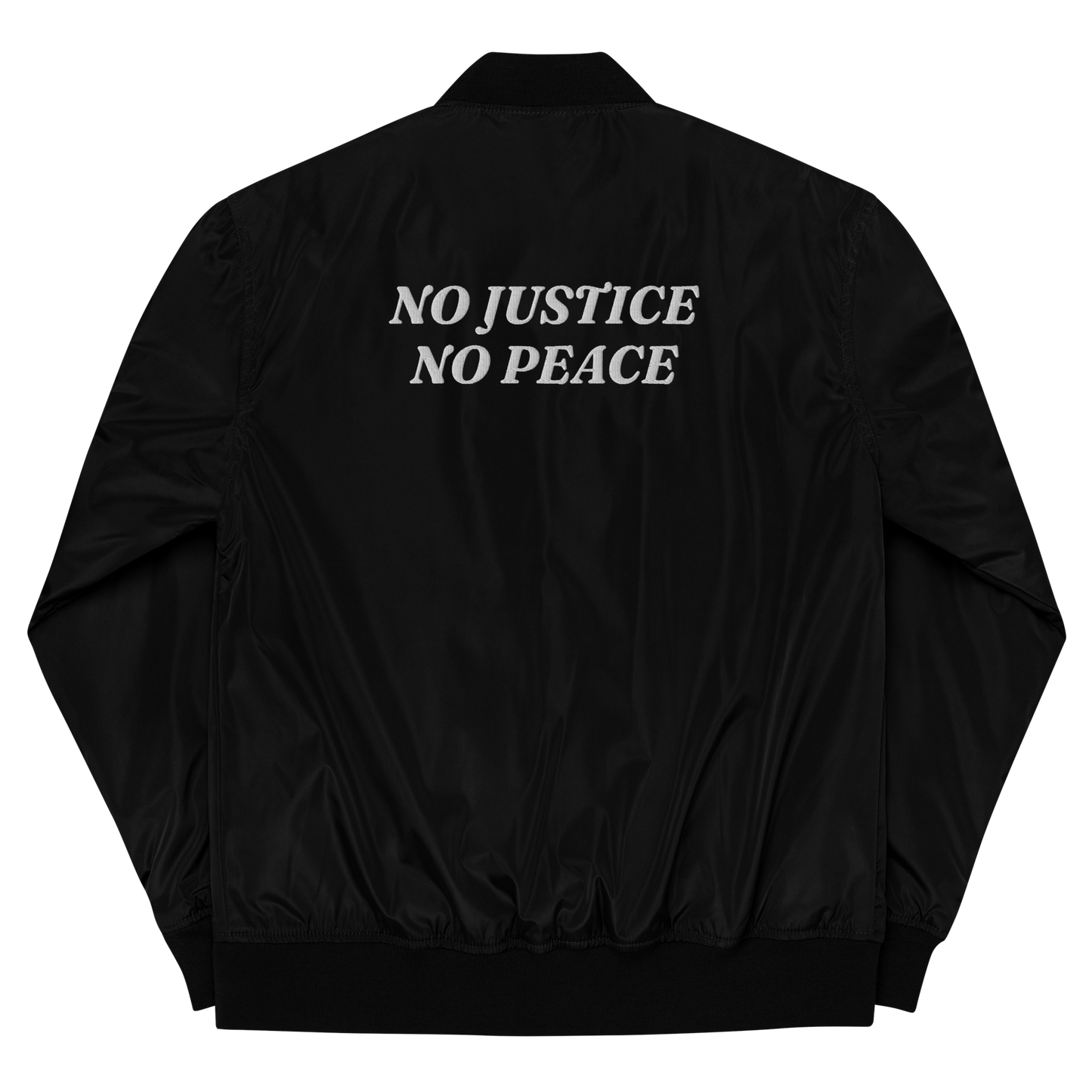 No Justice No Peace Bomber Jacket