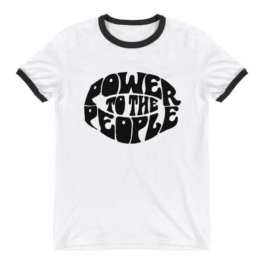 Power to the People Ringer T-Shirt