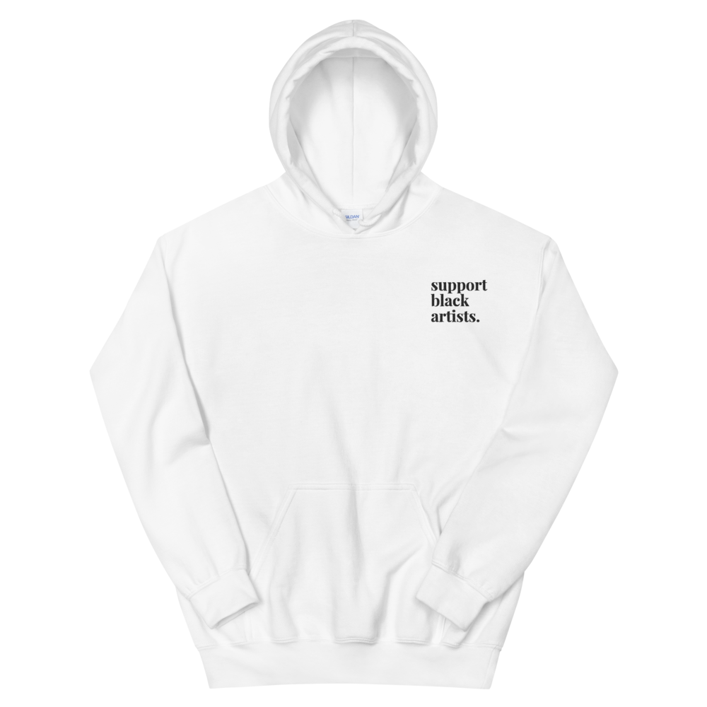 Support Black Artists Embroidered Hoodie