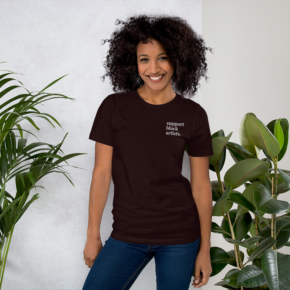 Support Black Artists Embroidered Shirt
