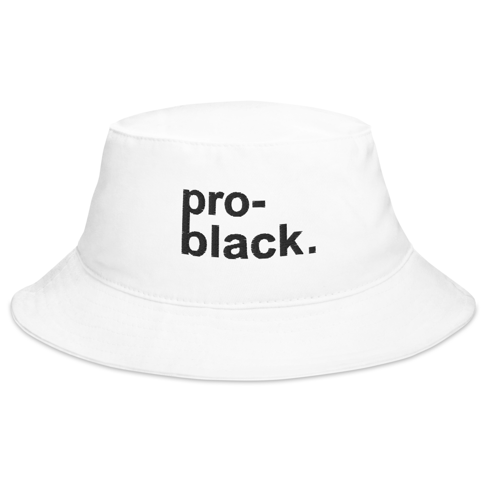 Pro-Black Bucket Hat