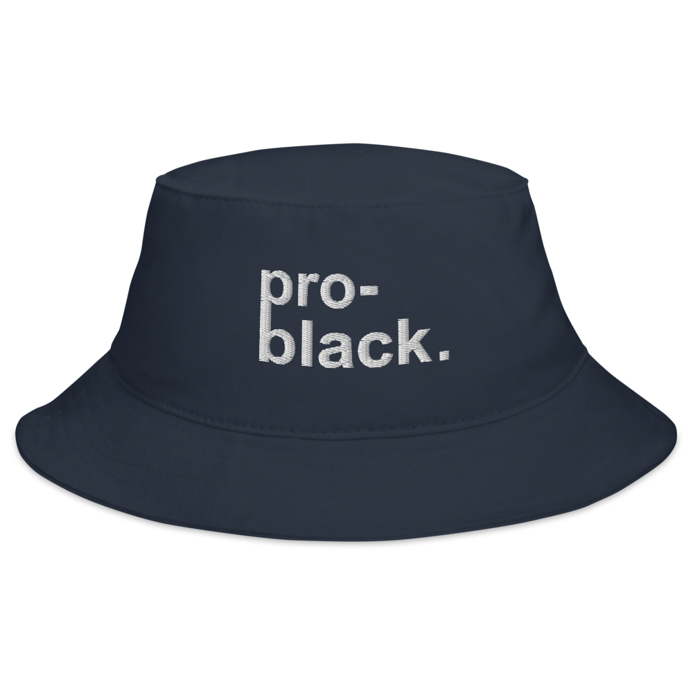 Pro-Black Bucket Hat