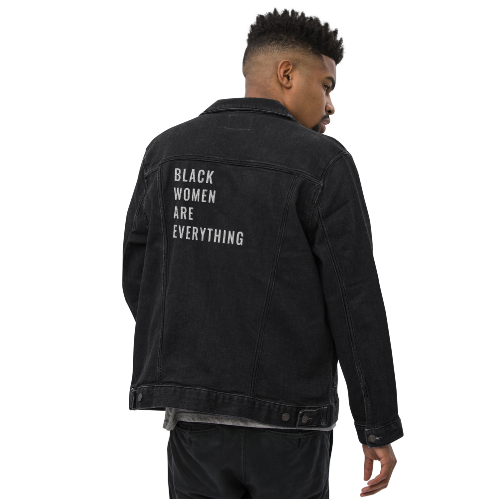 Black Women are Everything Denim jacket