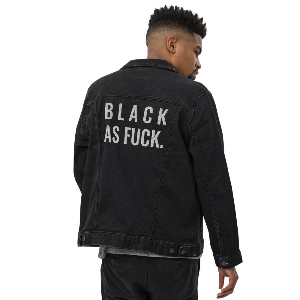 Black As Fuck Denim jacket