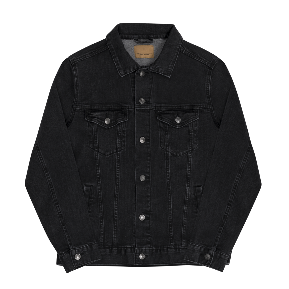 black denim jacket