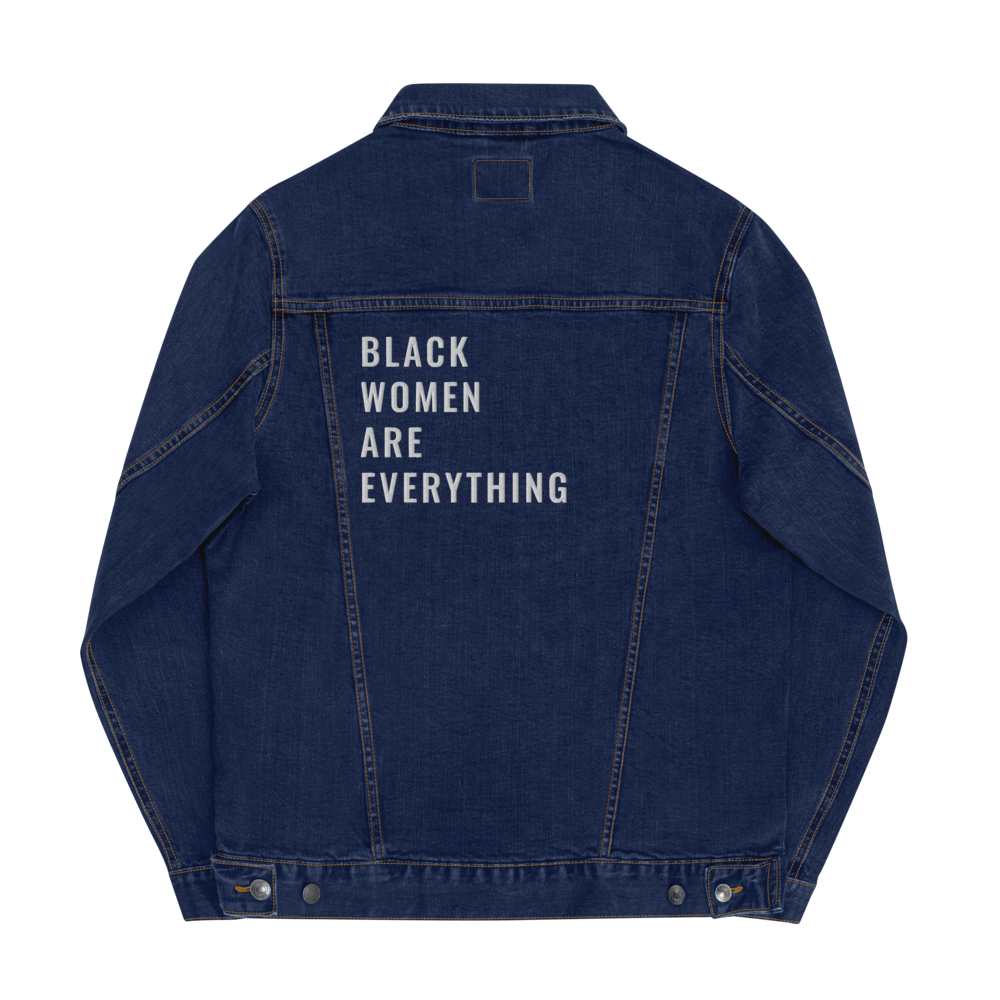 Black Women are Everything Denim jacket
