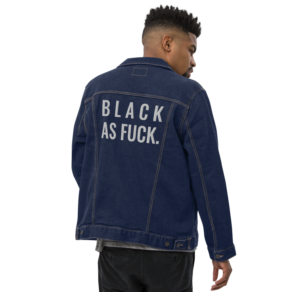 Black As Fuck Denim jacket