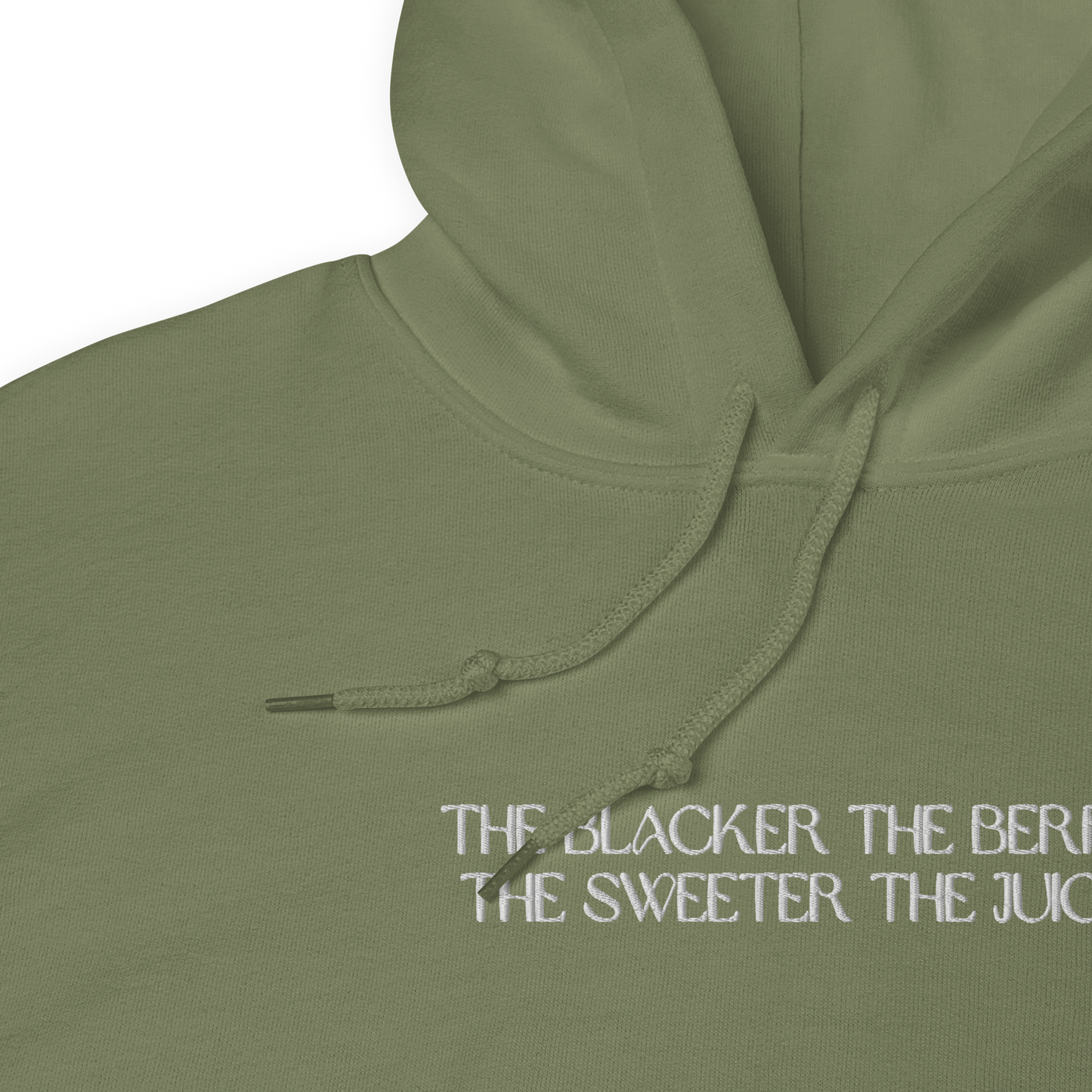 The Blacker the Berry... Embroidered Hoodie