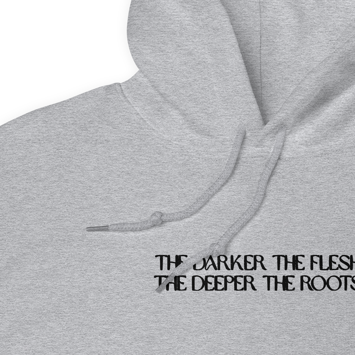 The Darker the Flesh... Embroidered Hoodie