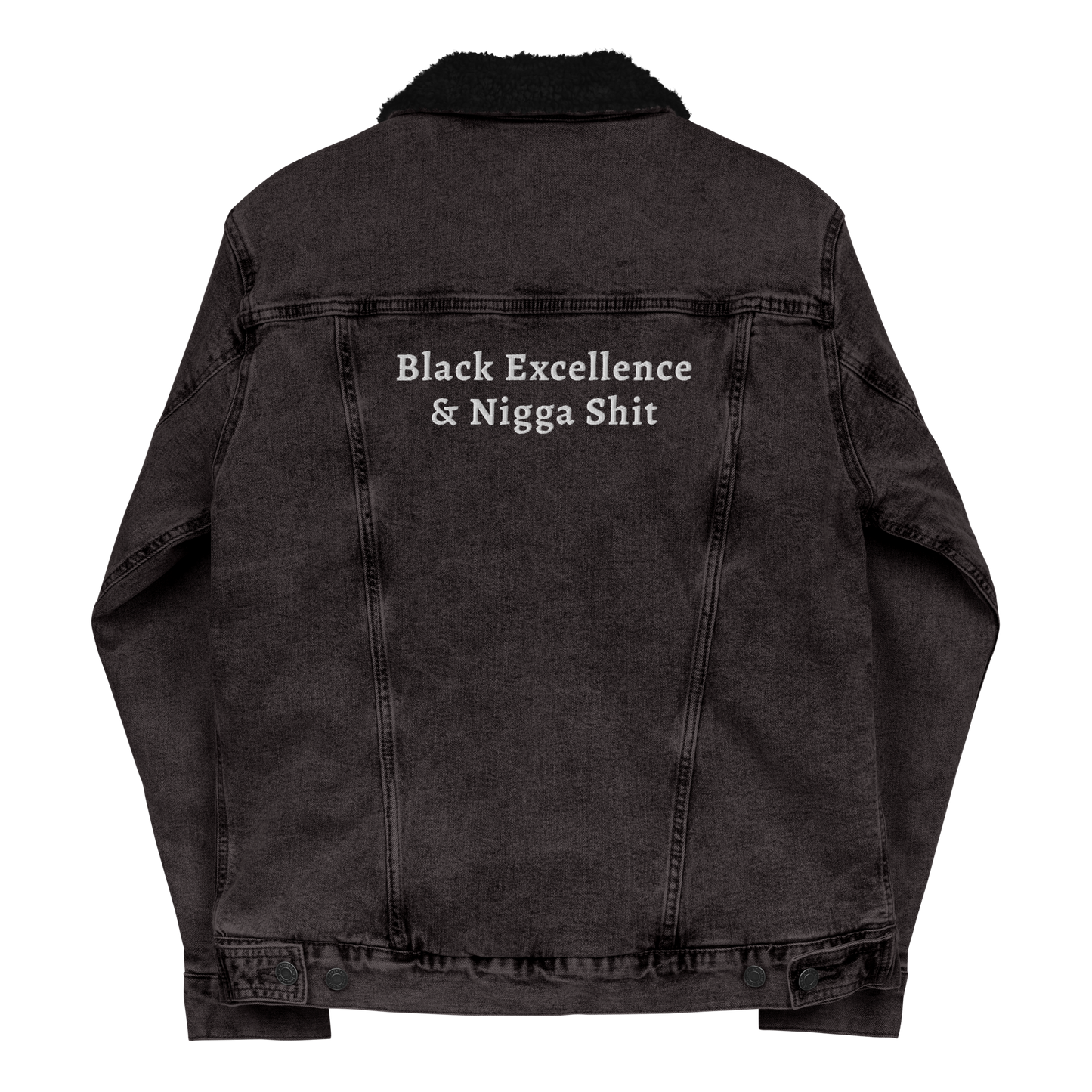 Black Excellence &... Sherpa Denim Jacket