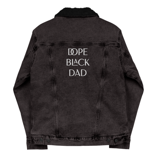 Dope Black Dad Sherpa Denim Jacket