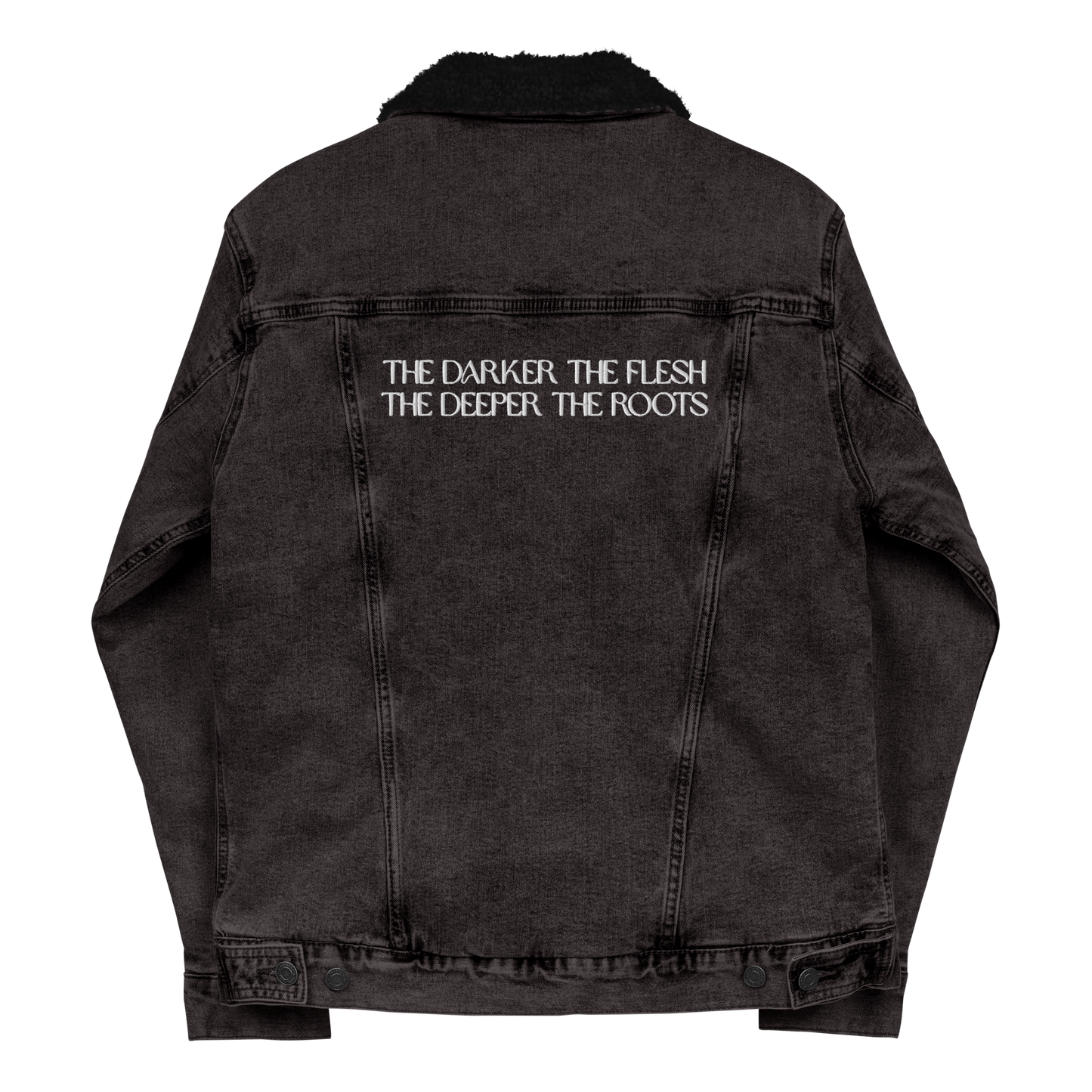 The Darker the Flesh... Sherpa Denim Jacket