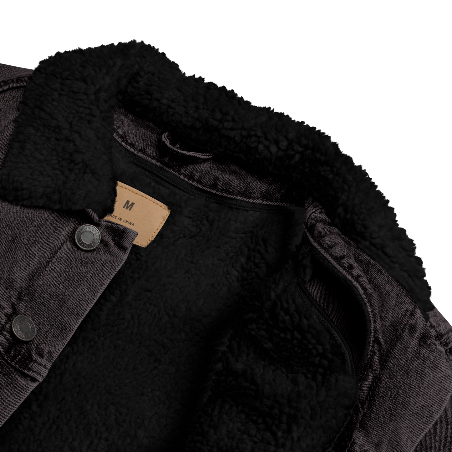 Black Excellence &... Sherpa Denim Jacket