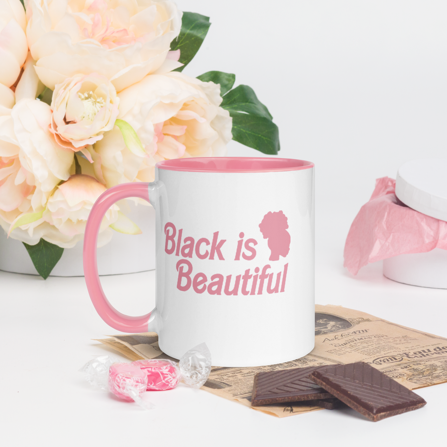 Black Barbie Ceramic Color-Pop Mug