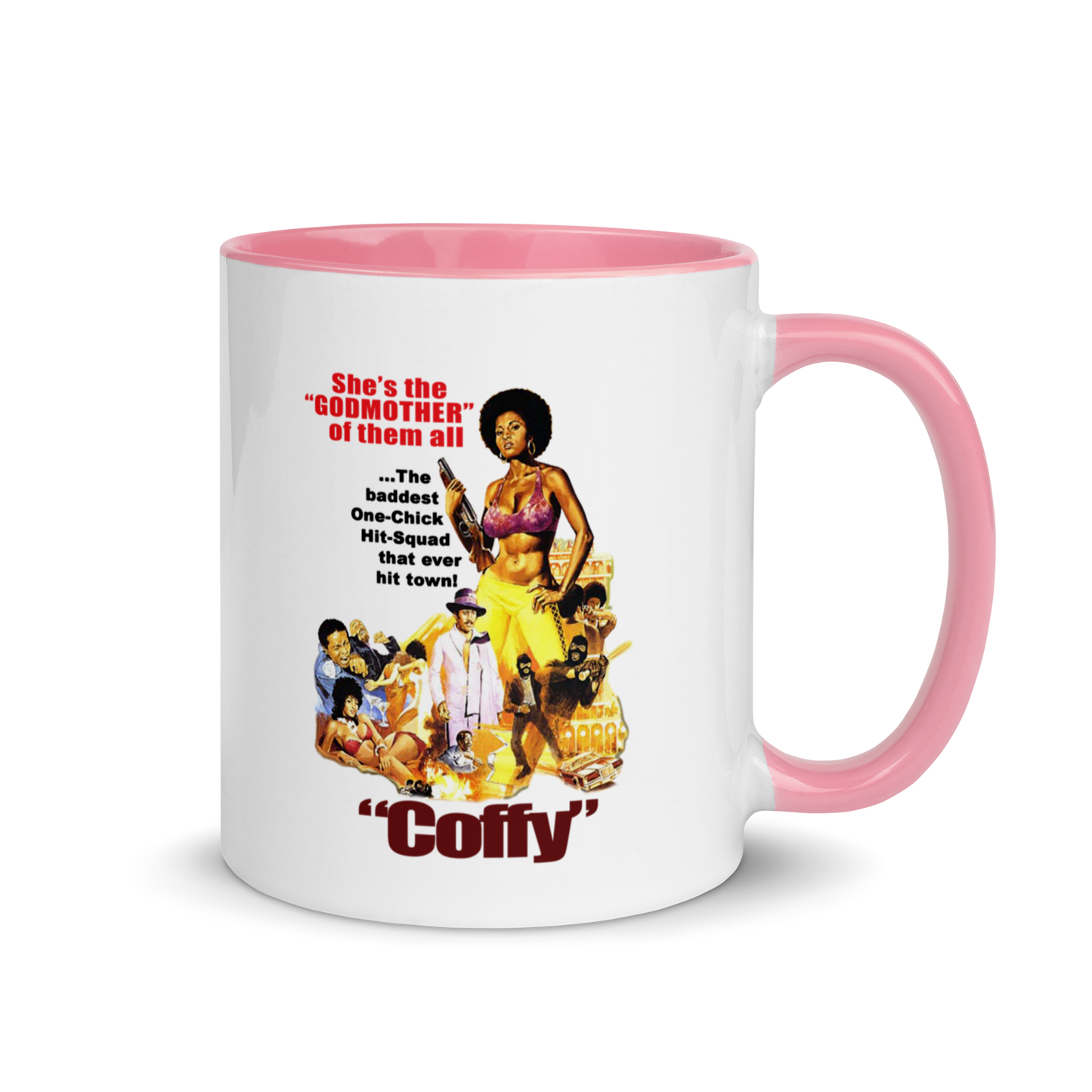 Vintage Coffy Blaxploitation Ceramic Color-Pop Mug
