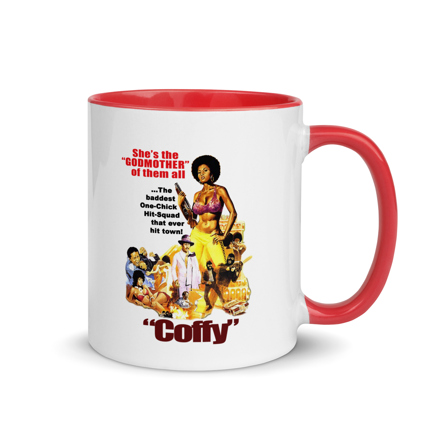 Vintage Coffy Blaxploitation Ceramic Color-Pop Mug