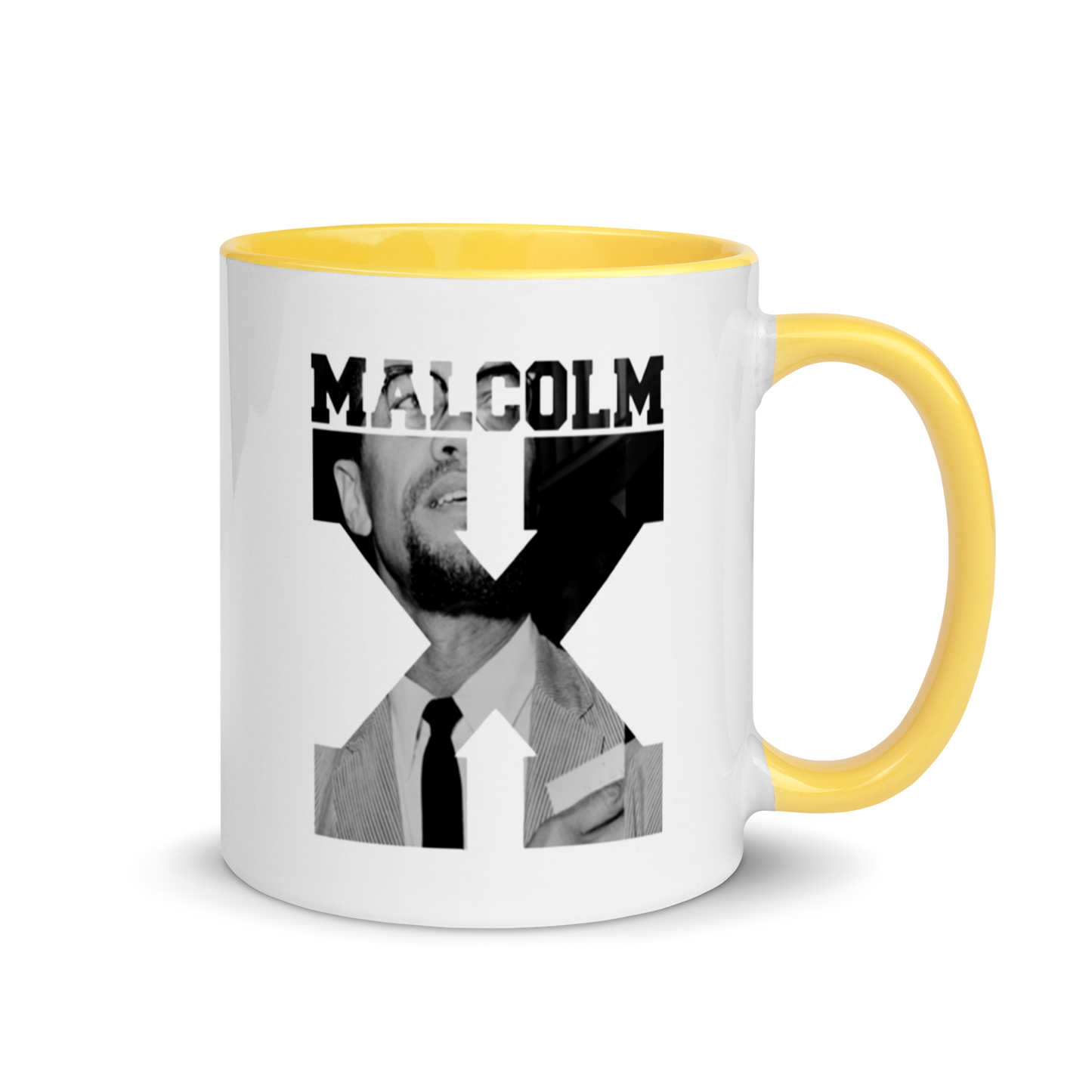 Malcolm X Color-Block Mug