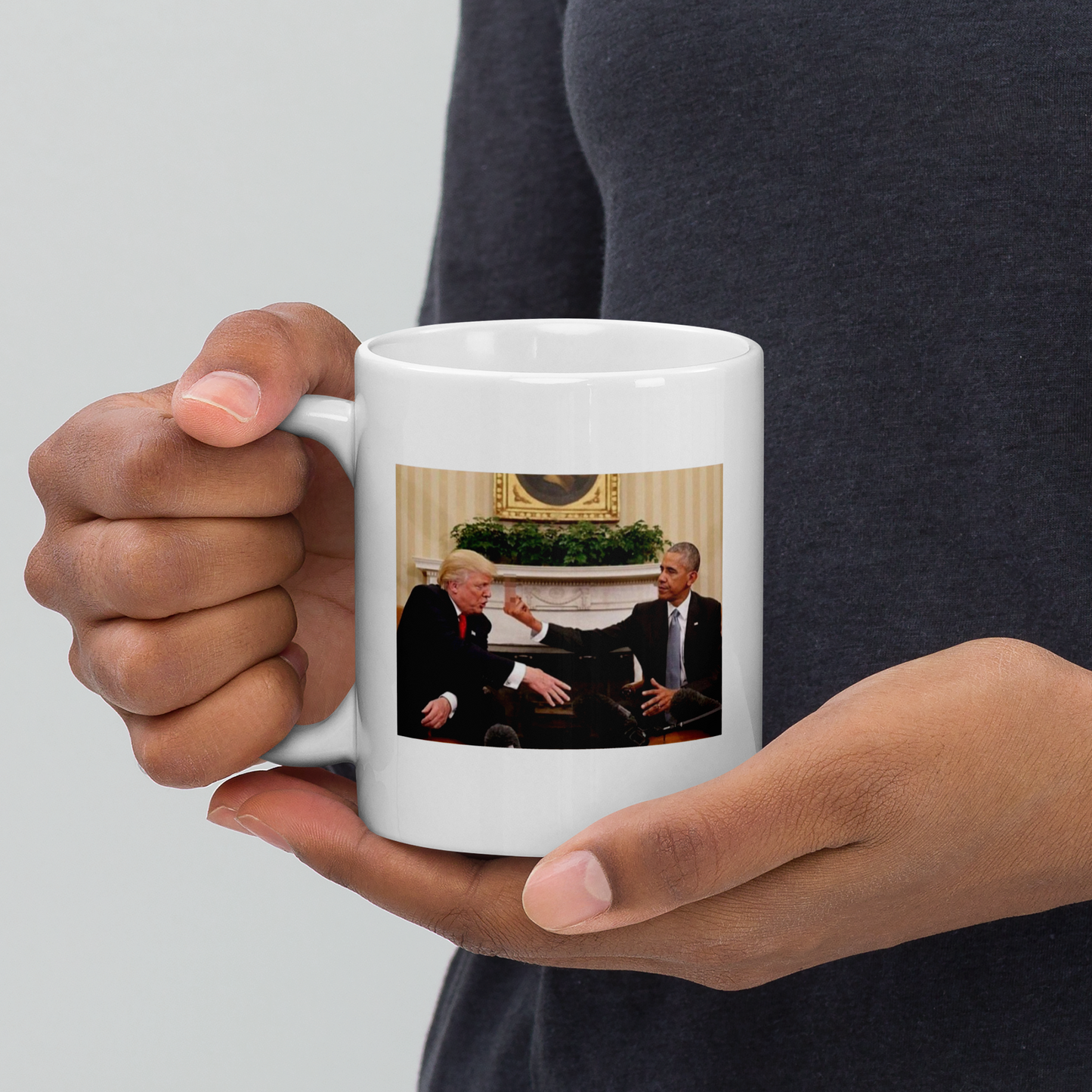 Trump vs. Obama Mug