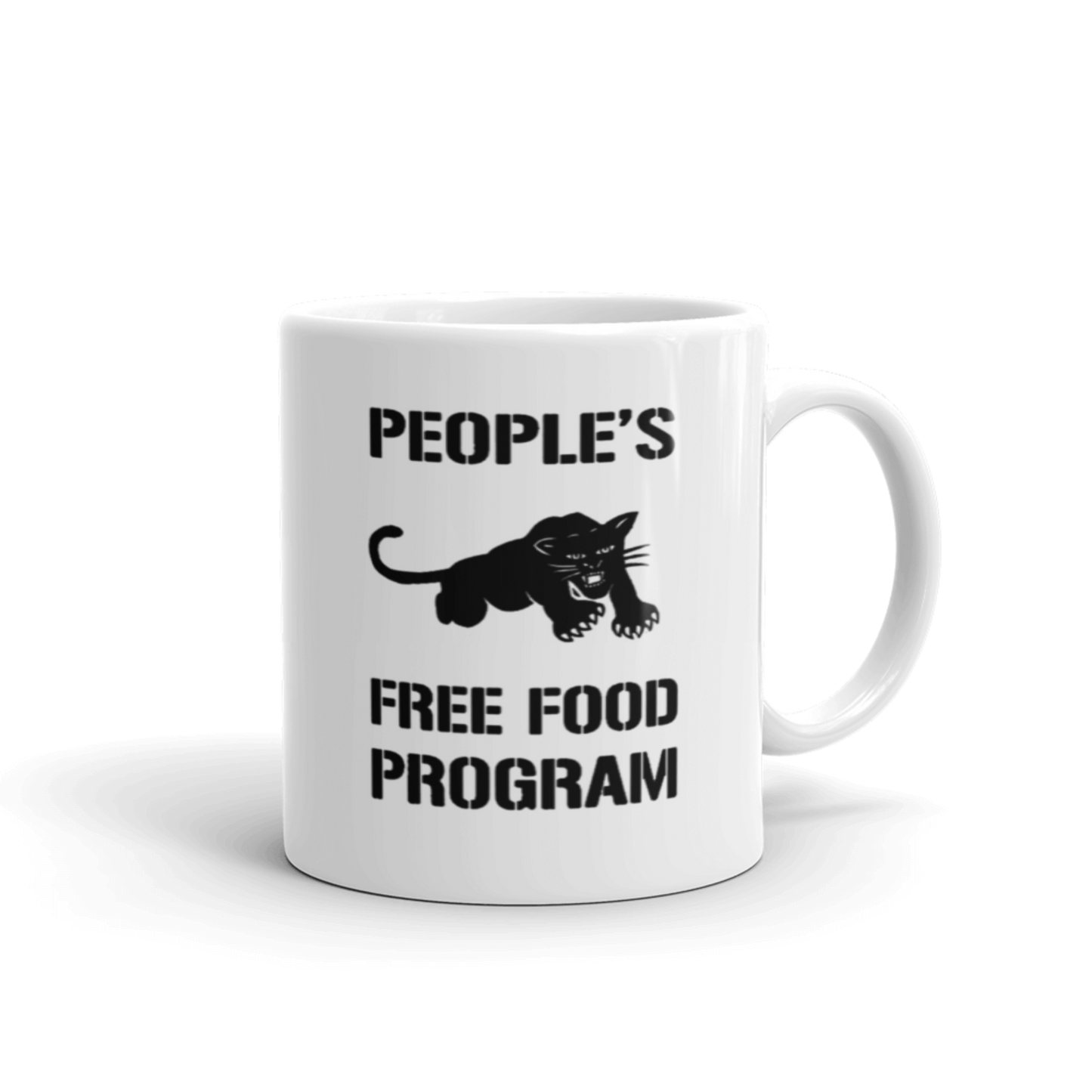 Black Panther Free Food Program Mug
