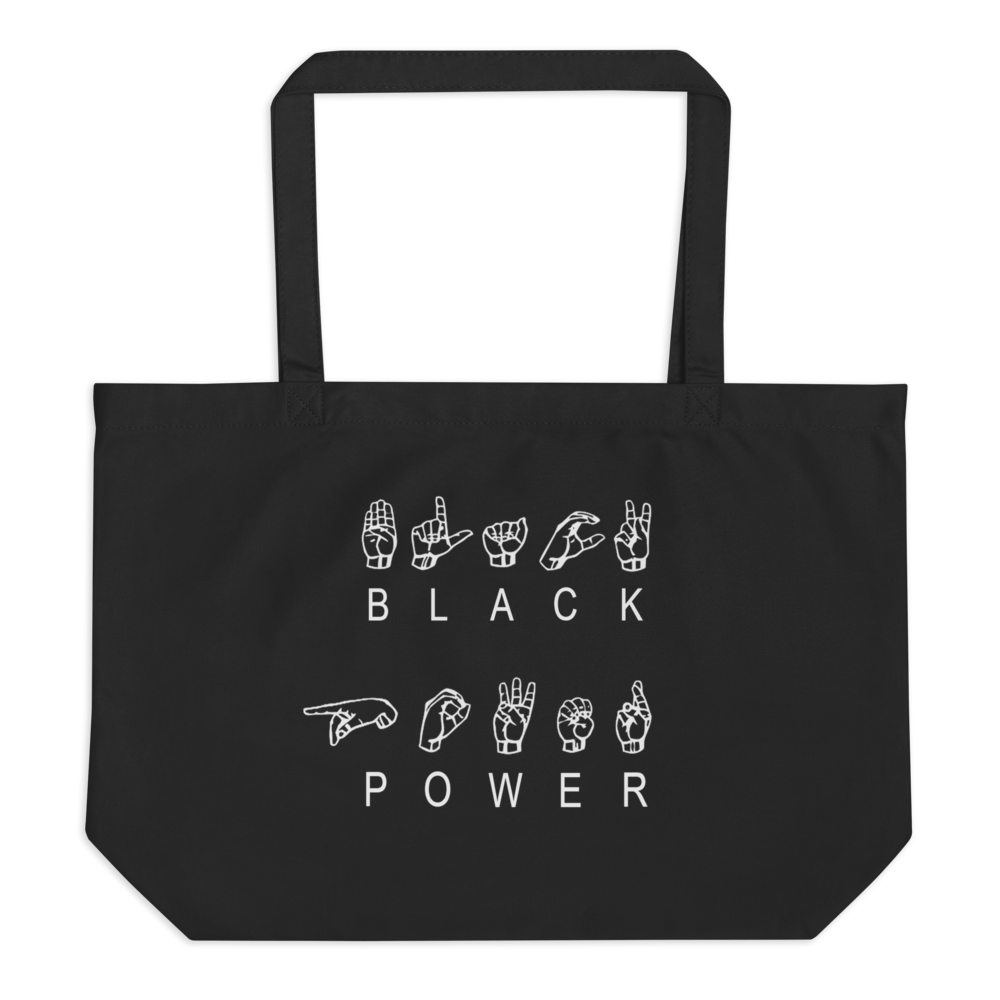 ASL Black Power Eco Tote